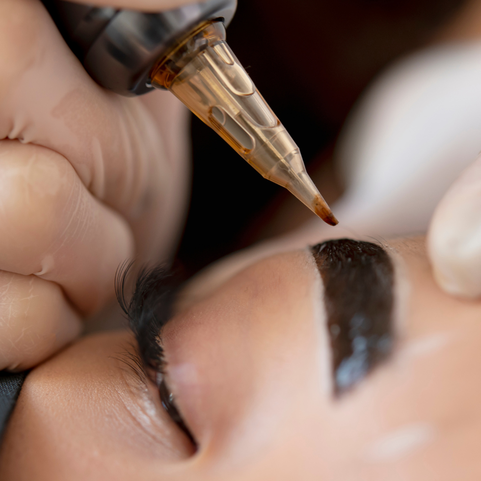 Correction of poorly performed makeup